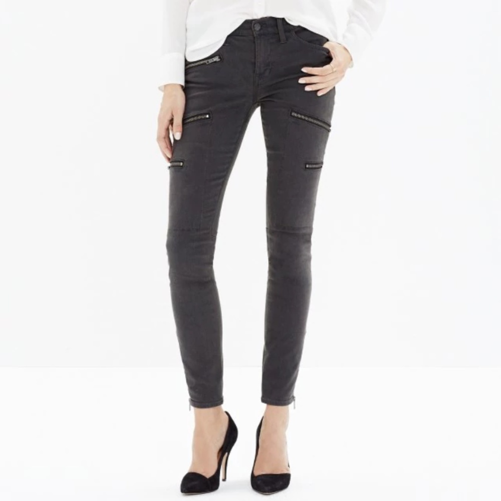 Madewell "Skinny Skinny" Multi-Zip Jeans